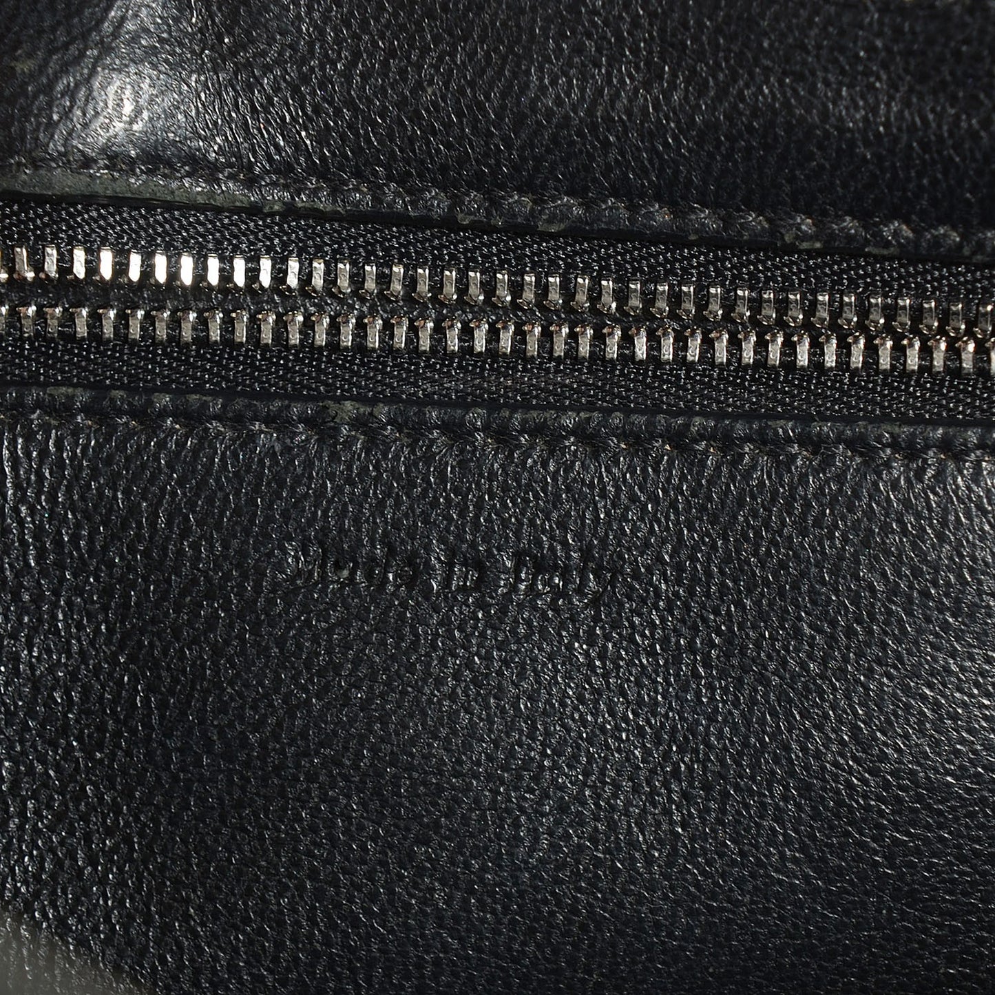 Grained Calfskin Large Edge Shoulder Bag