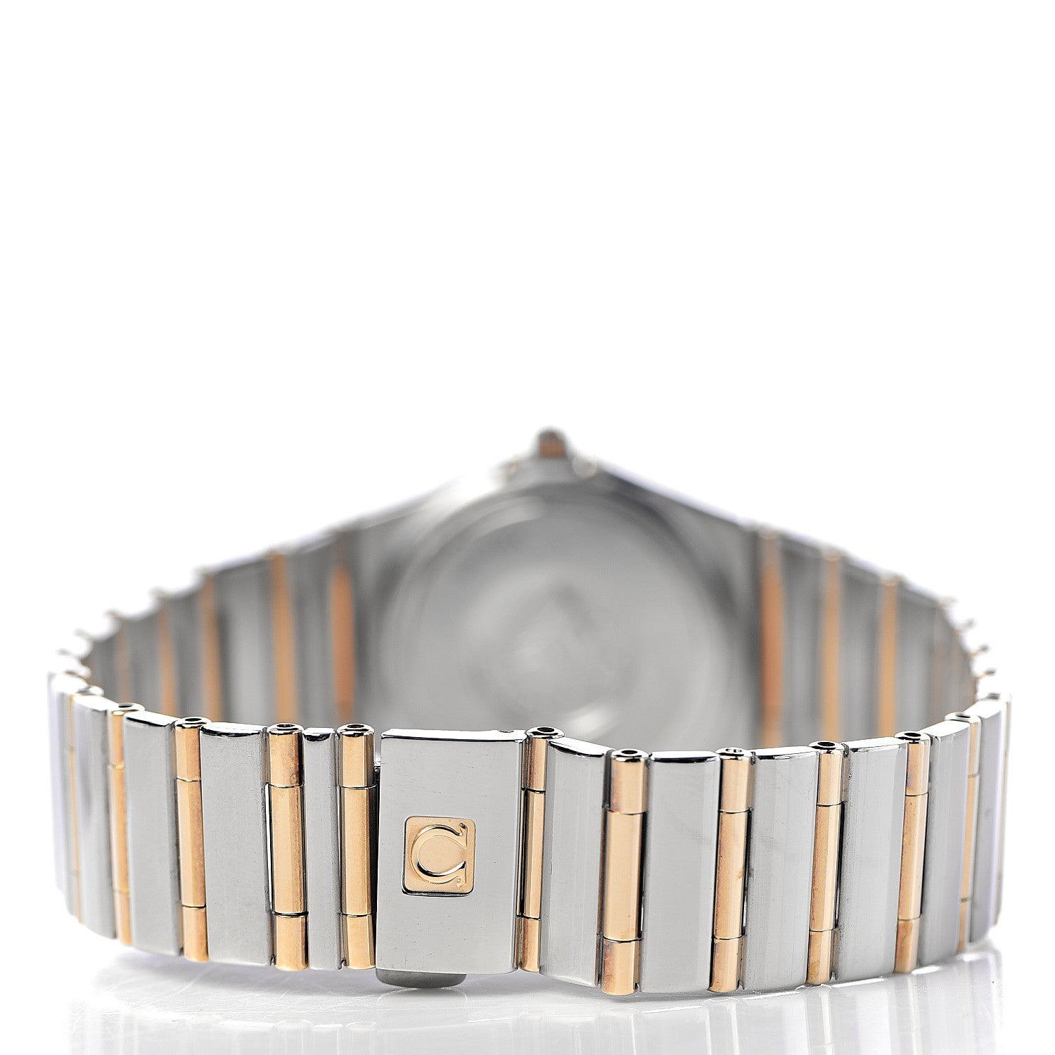 Omega Stainless Steel 18K Yellow Gold Diamond Bezel 25mm Constellation Quartz Watch White 1277.30.00 4 of 7