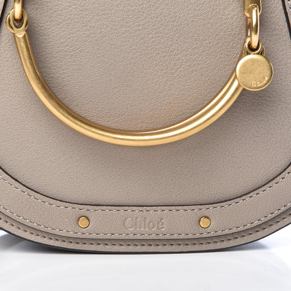 Chloe Calfskin Suede Small Nile Bracelet Bag Motty Grey 11 of 11