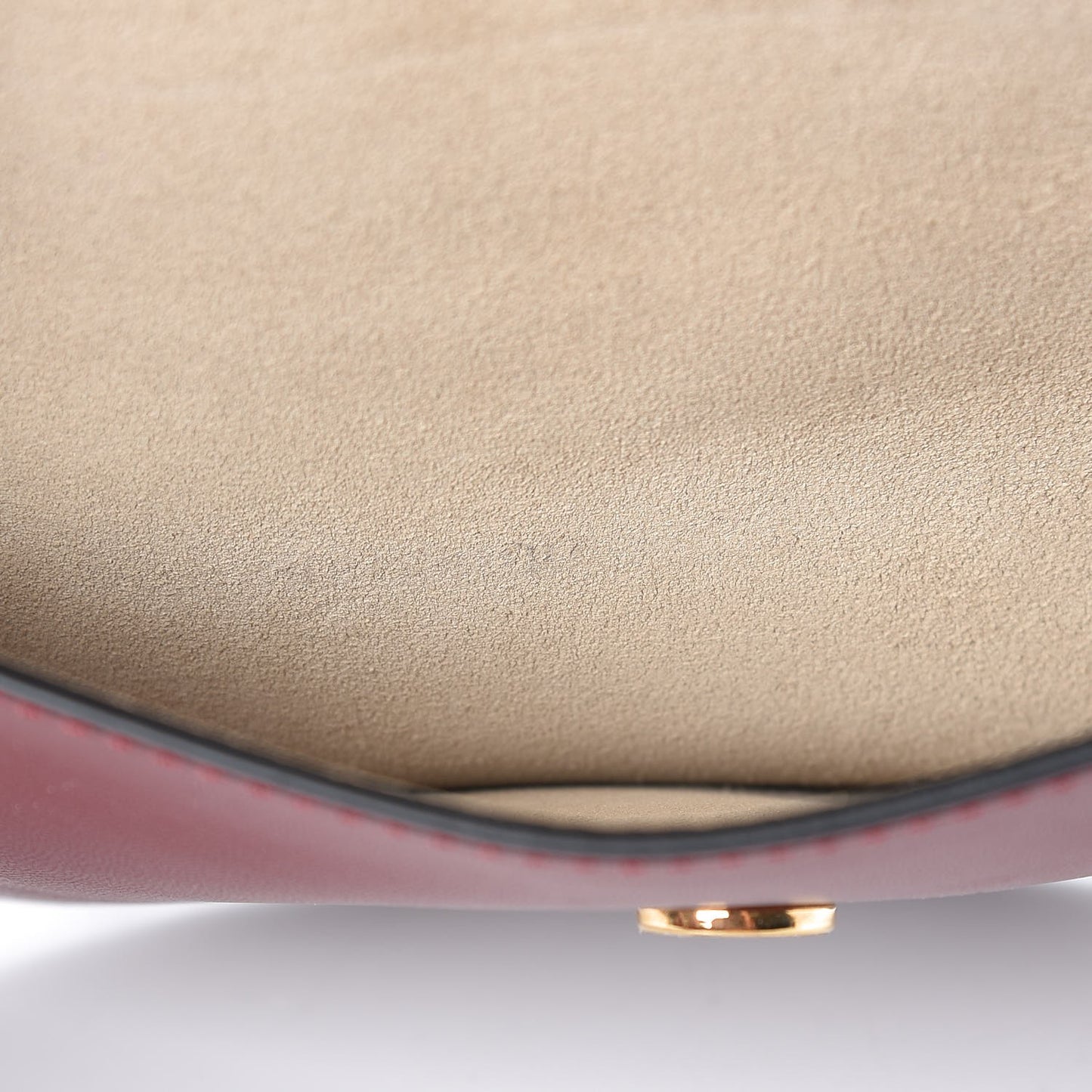 Calfskin Mini Georgia Crossbody Bag Bordeaux