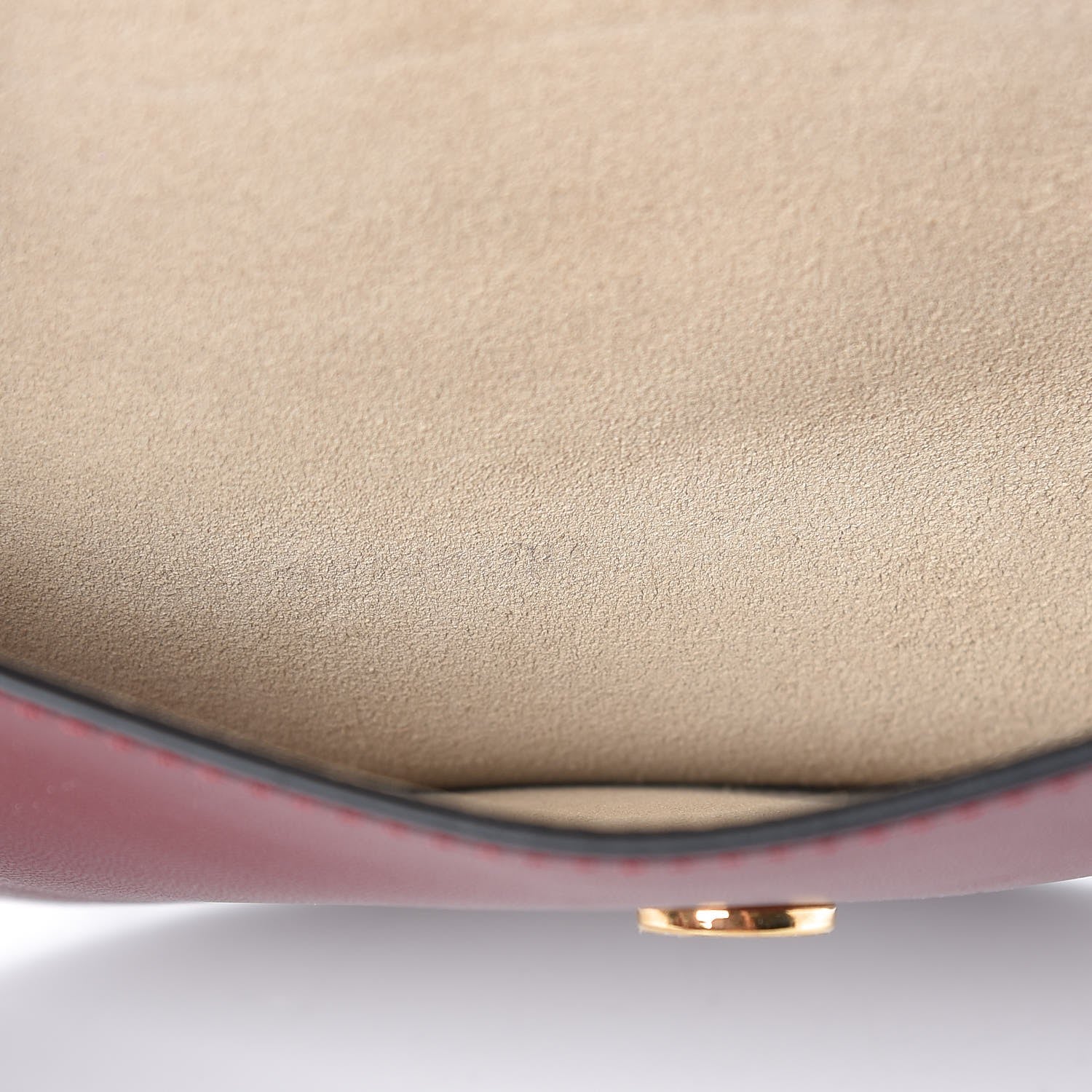 Chloe Calfskin Mini Georgia Crossbody Bag Bordeaux 10 of 10