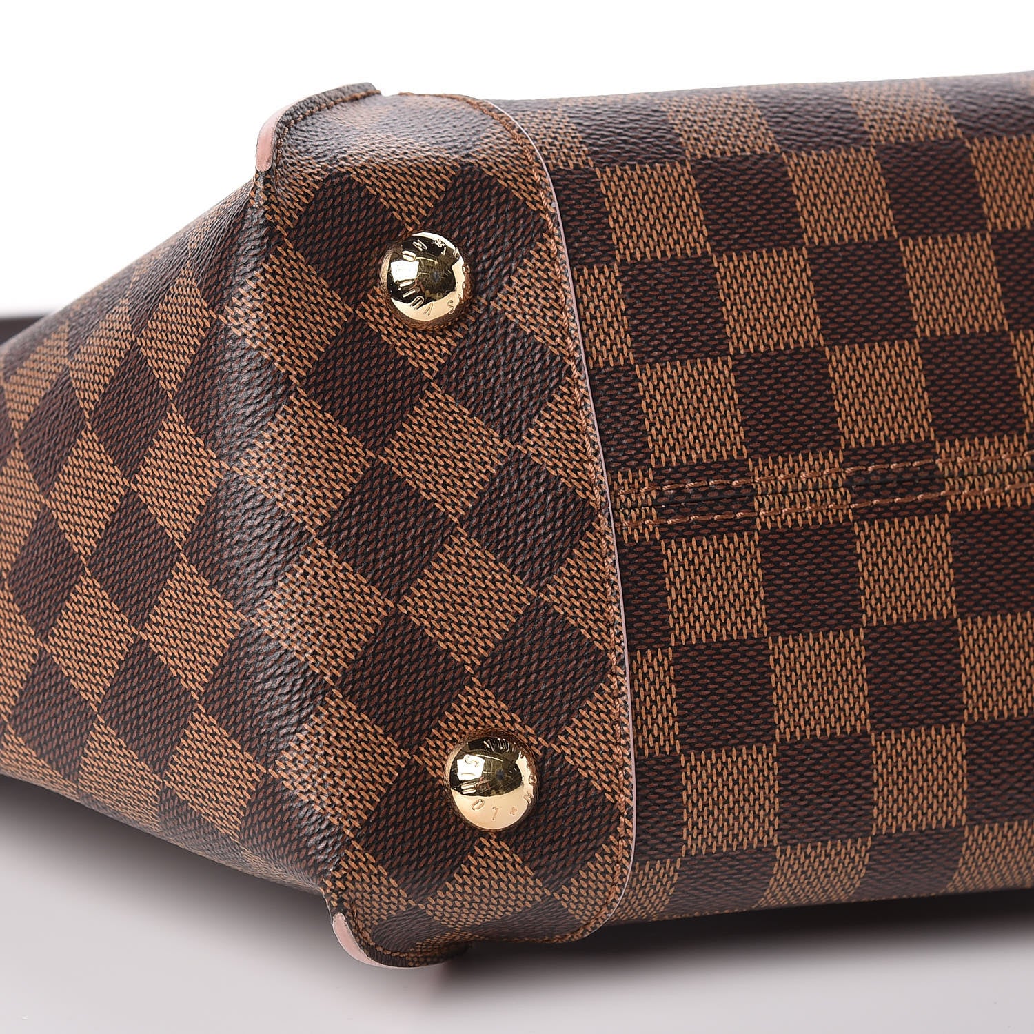 Louis Vuitton Damier Ebene Caissa Tote PM Rose Ballerine 8 of 10