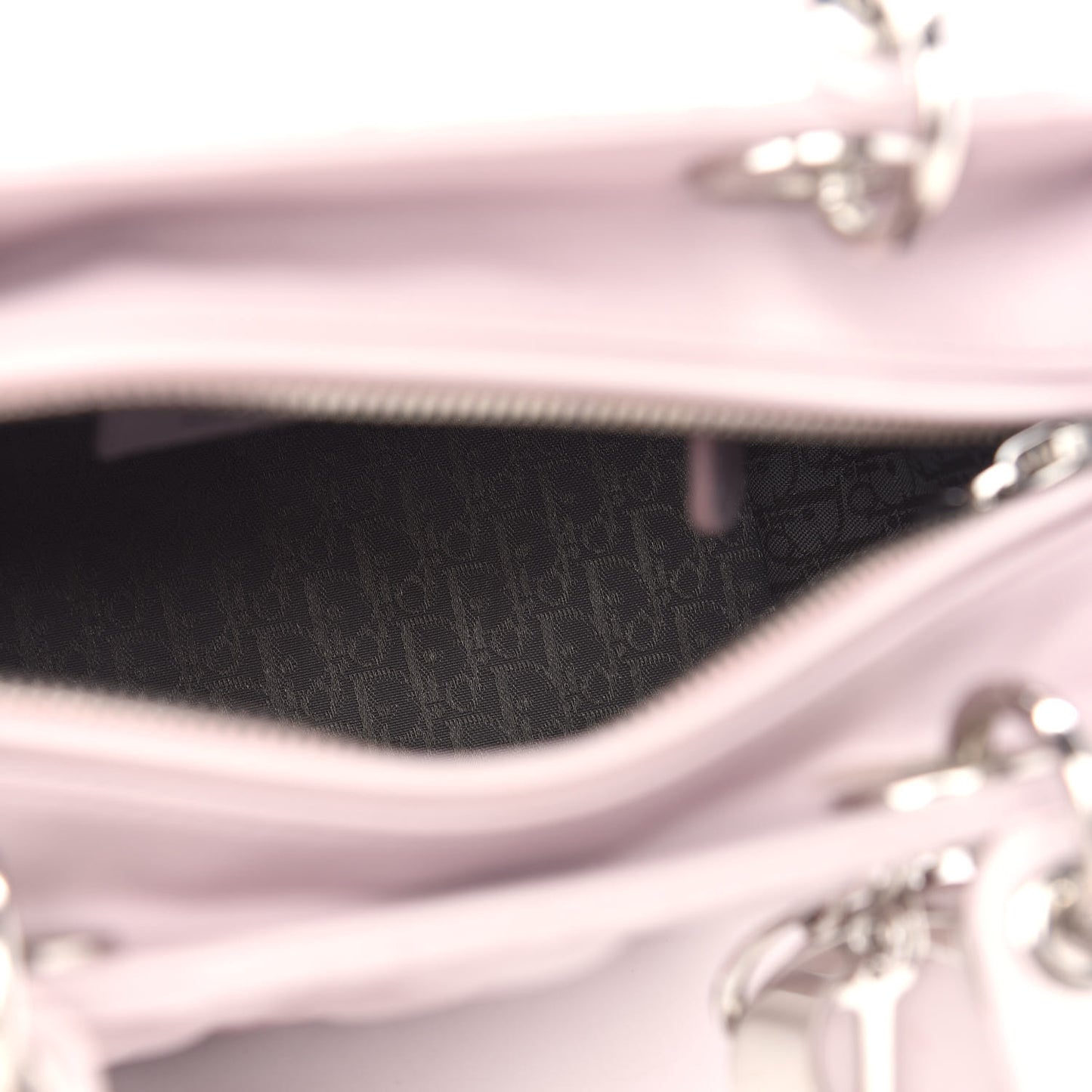 Lambskin Cannage Medium Lady Dior Light Pink