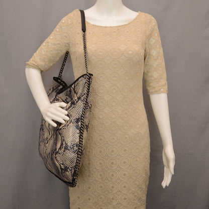 Stella McCartney Faux Python Large Falabella Tote 2 of 8