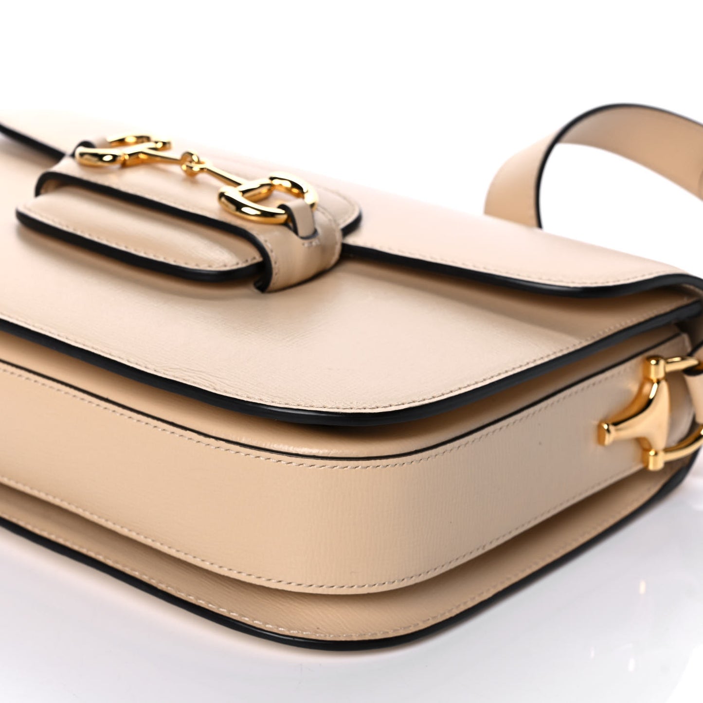 Azalea Calfskin Horsebit 1955 Shoulder Bag Bubble Tea