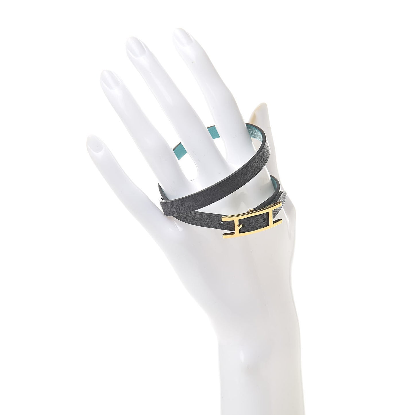 Chamonix Behapi Double Tour Bracelet Bleu Nuit Bleu Paon