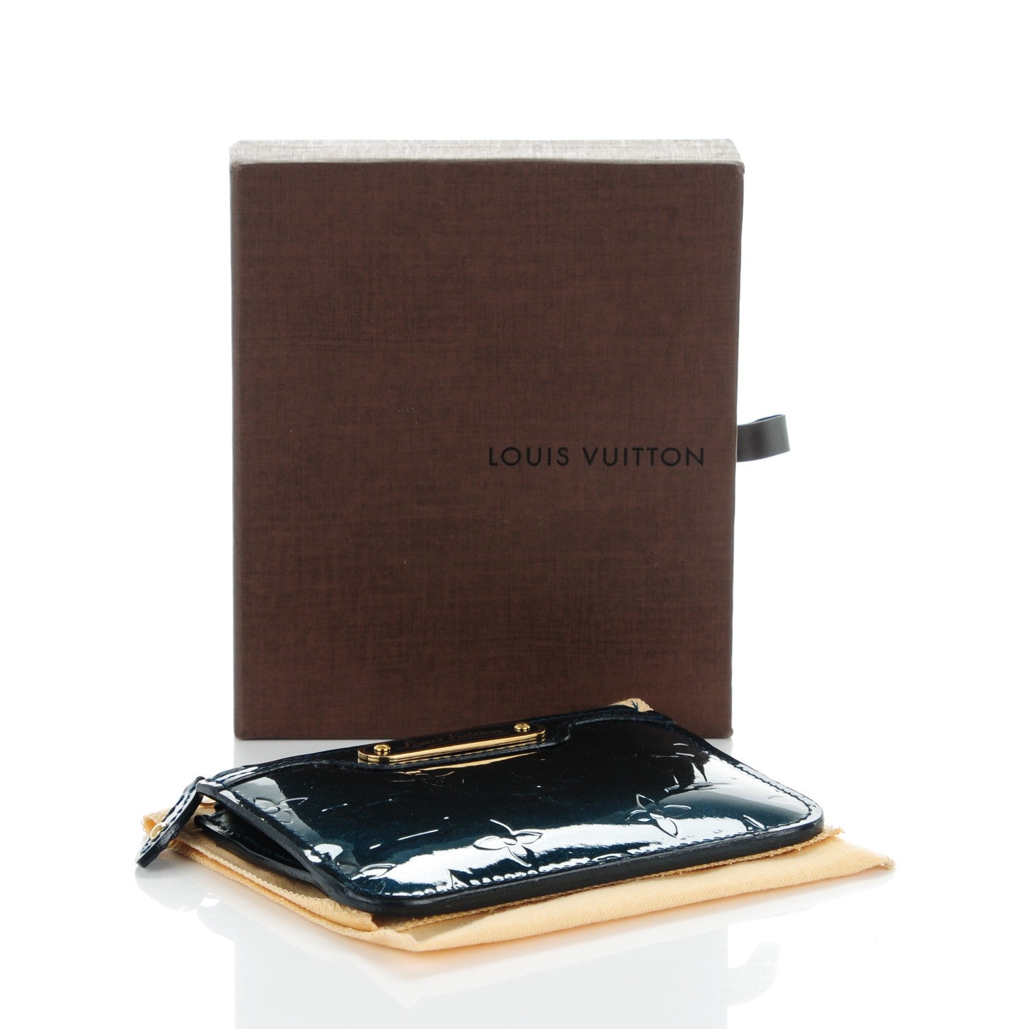 Louis Vuitton Vernis Key Pouch Blue Nuit 4 of 6