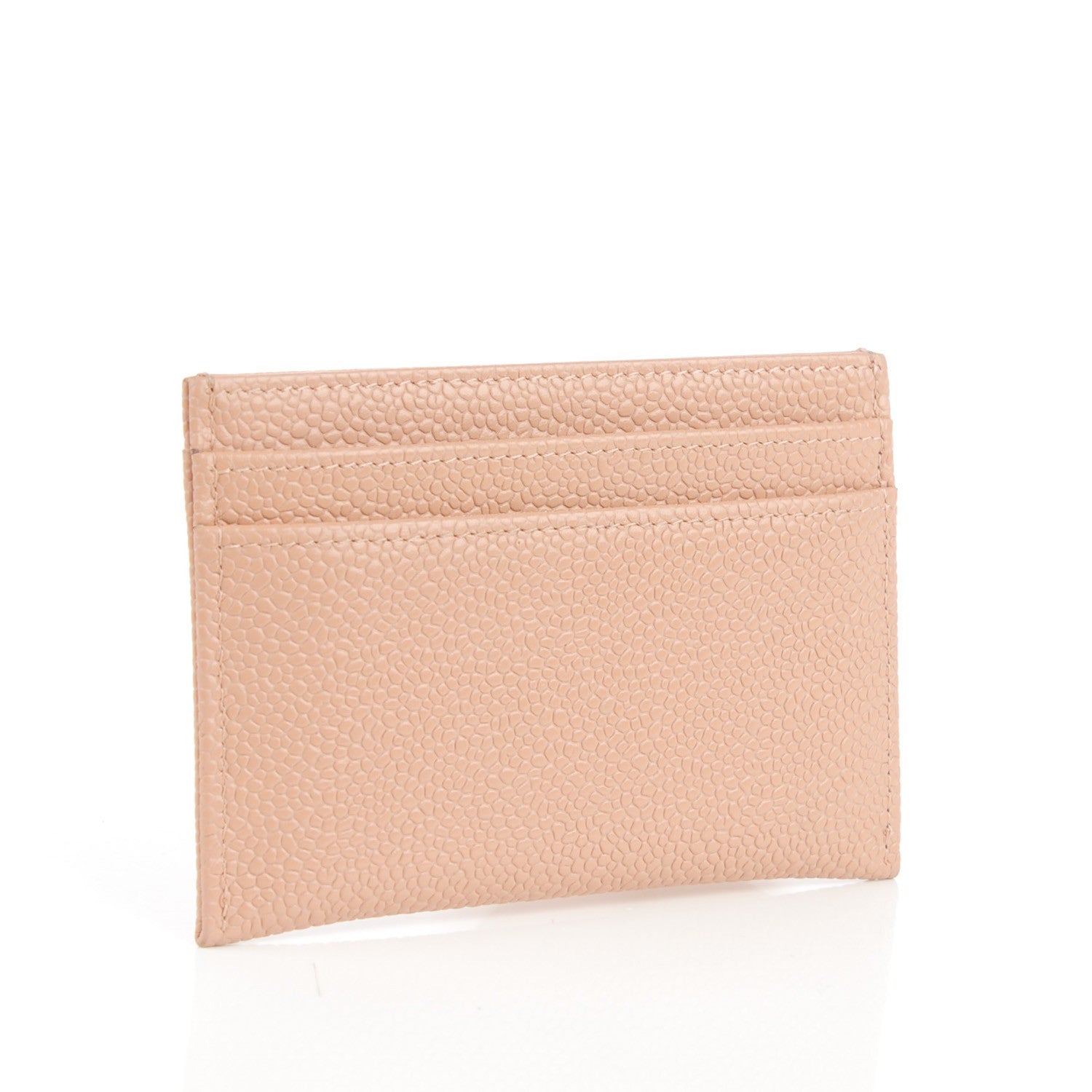 Chanel Caviar Timeless CC Card Holder Dark Beige 3 of 8