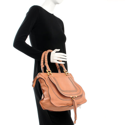 Chloe Calfskin Large Marcie Satchel Pink 2 of 14