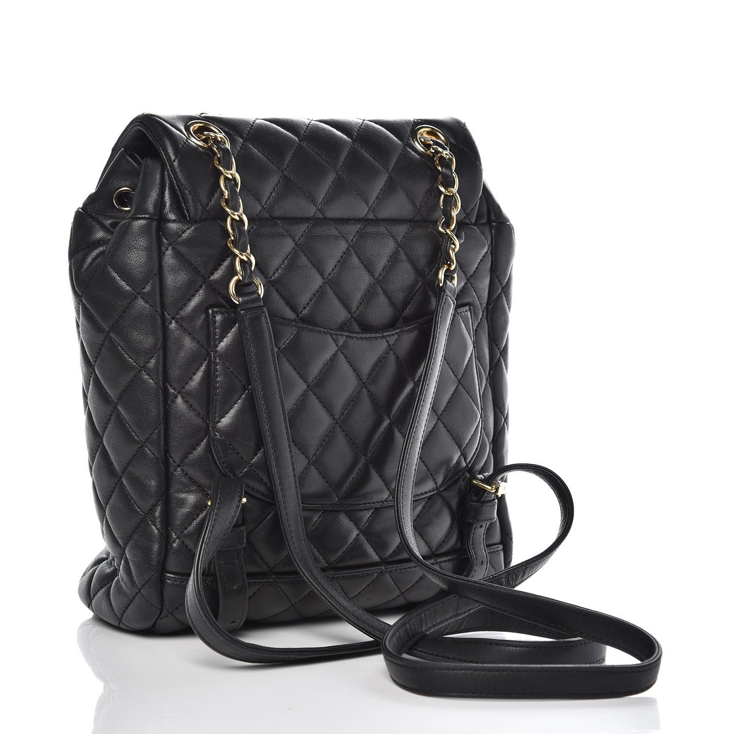 Chanel Calfskin Quilted Small Urban Spirit Backpack Black 3 of 8