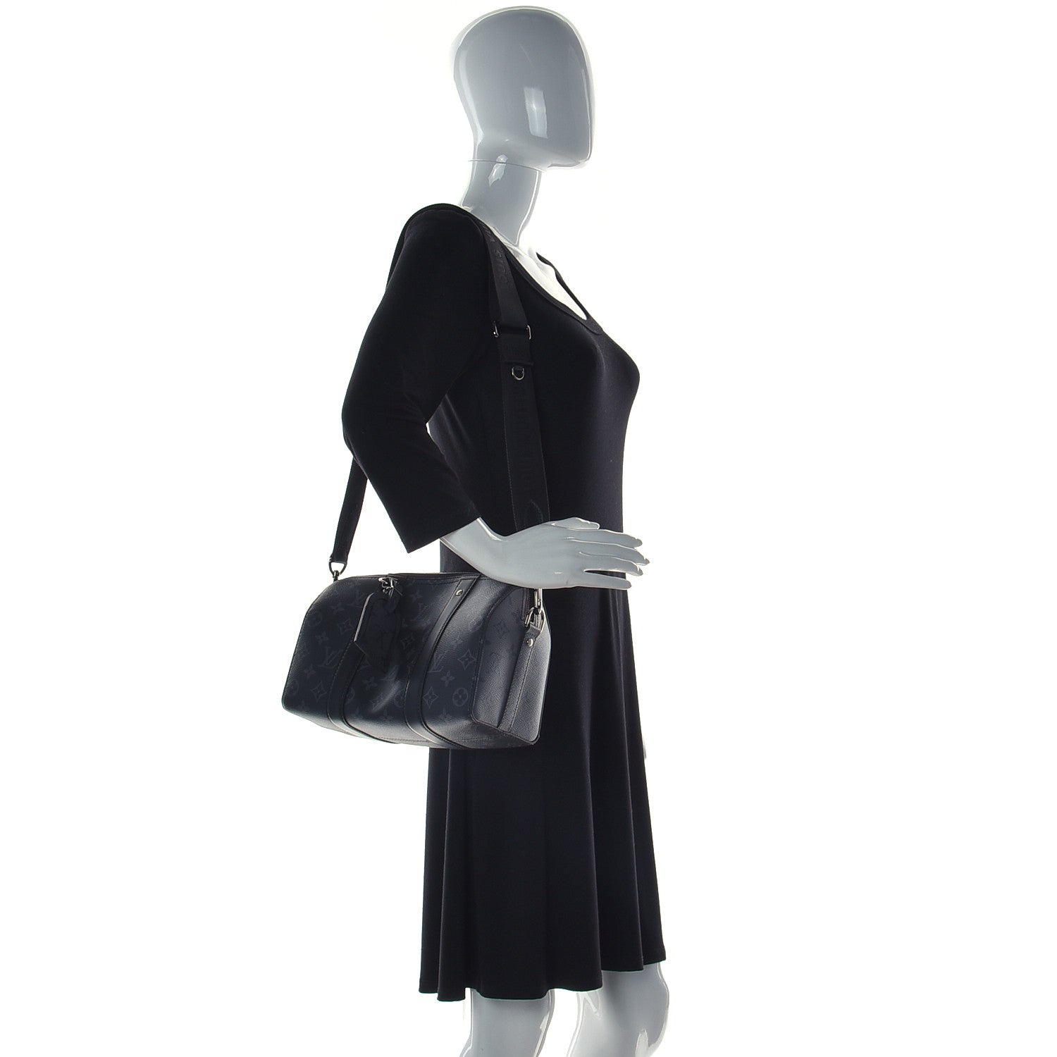 Louis Vuitton Reverse Monogram Eclipse City Keepall 2 of 8