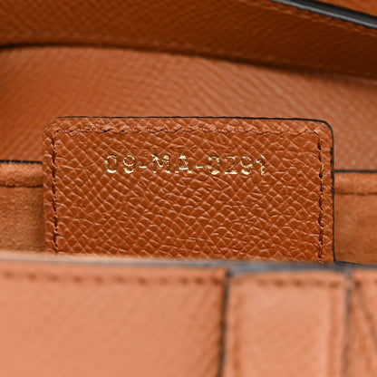 Christian Dior Grained Calfskin Saddle Bag Camello 7 of 10