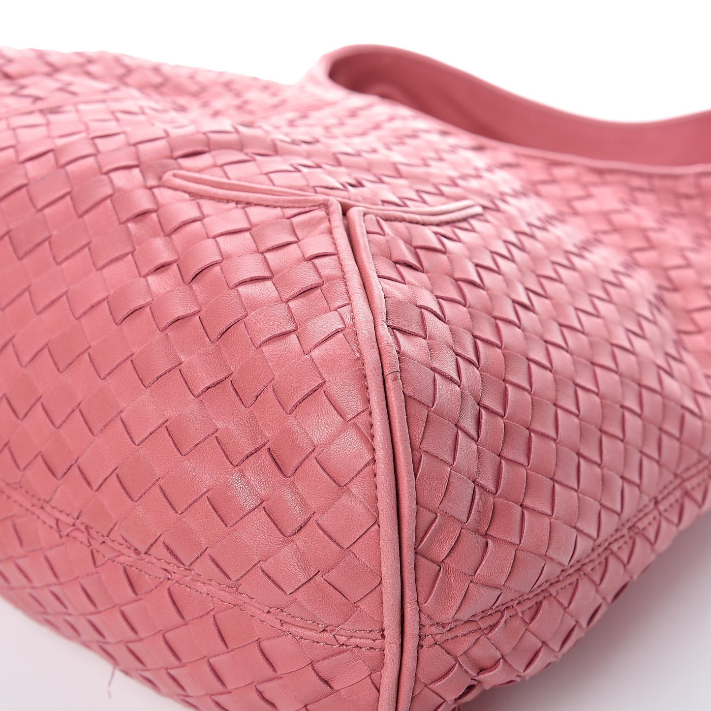Nappa Intrecciato Ball Hobo Quarzo