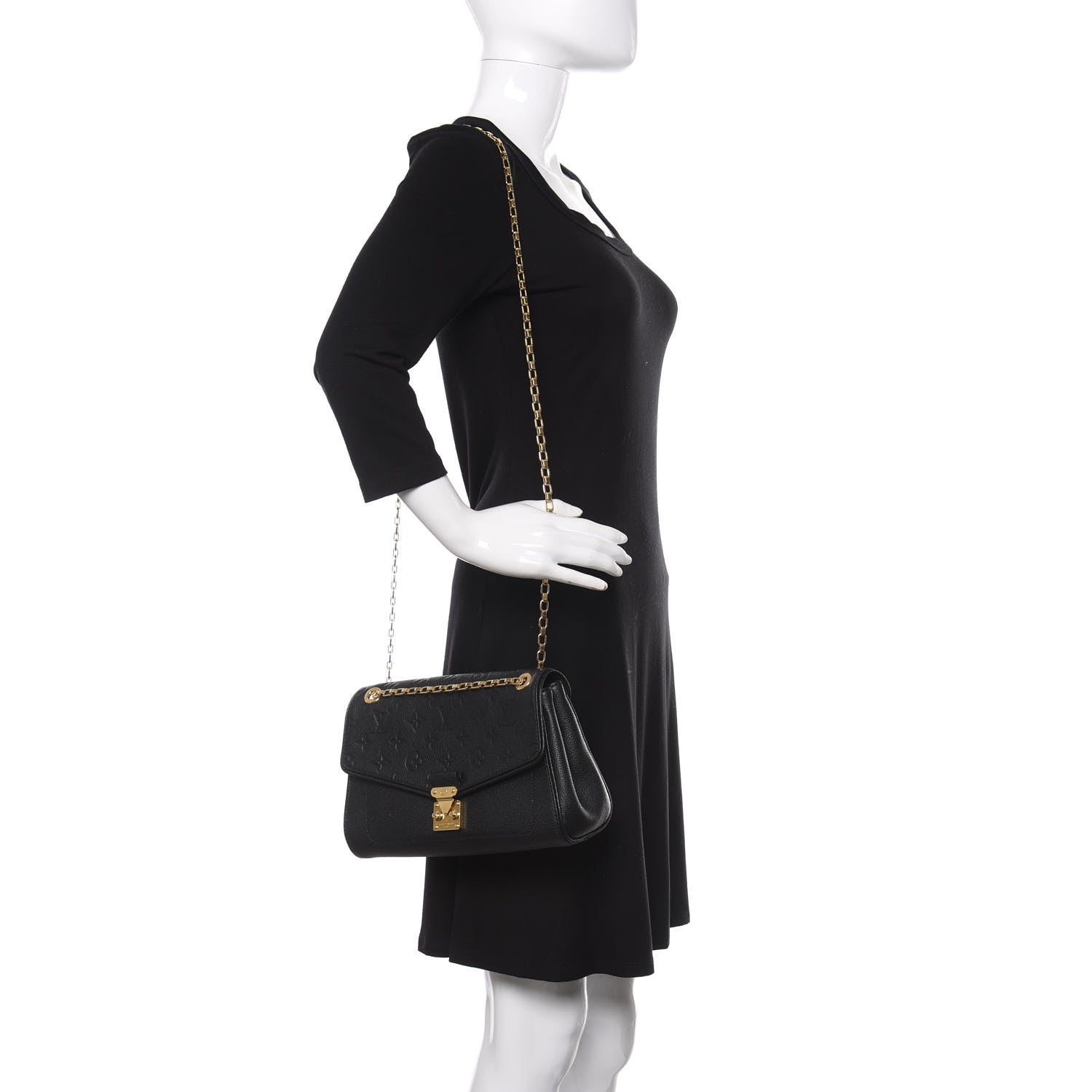 Louis Vuitton Empreinte Saint Germain PM Black 3 of 11
