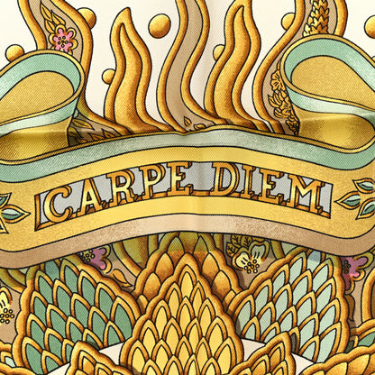 Hermes Silk Carpe Diem Scarf 90 3 of 6