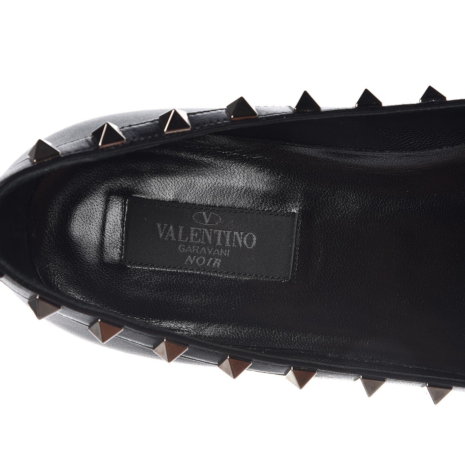 Valentino Garavani Nappa Rockstud Ballerina Flats 40 Black 9 of 15