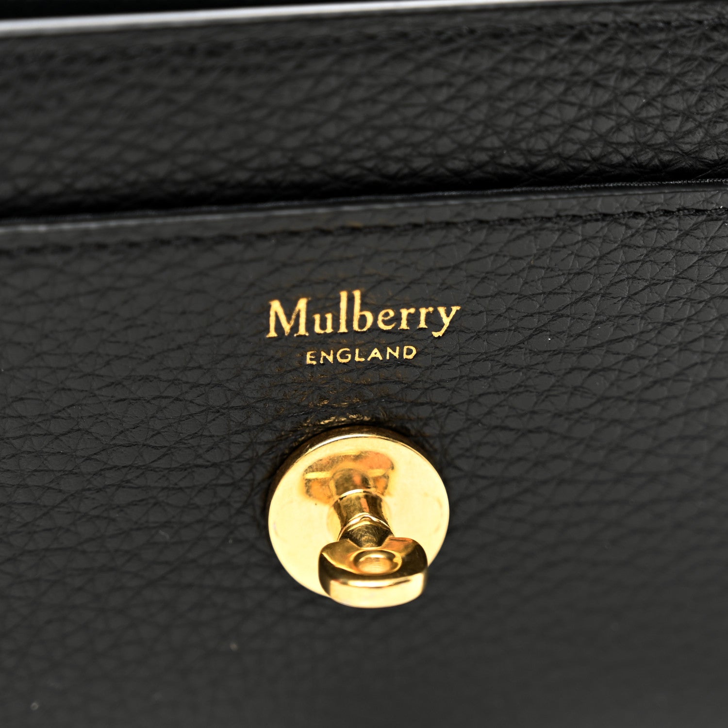 Mulberry Small Classic Grain Medium Darley Wallet Black 6 of 6
