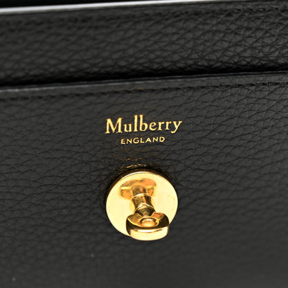 Mulberry Small Classic Grain Medium Darley Wallet Black 6 of 6
