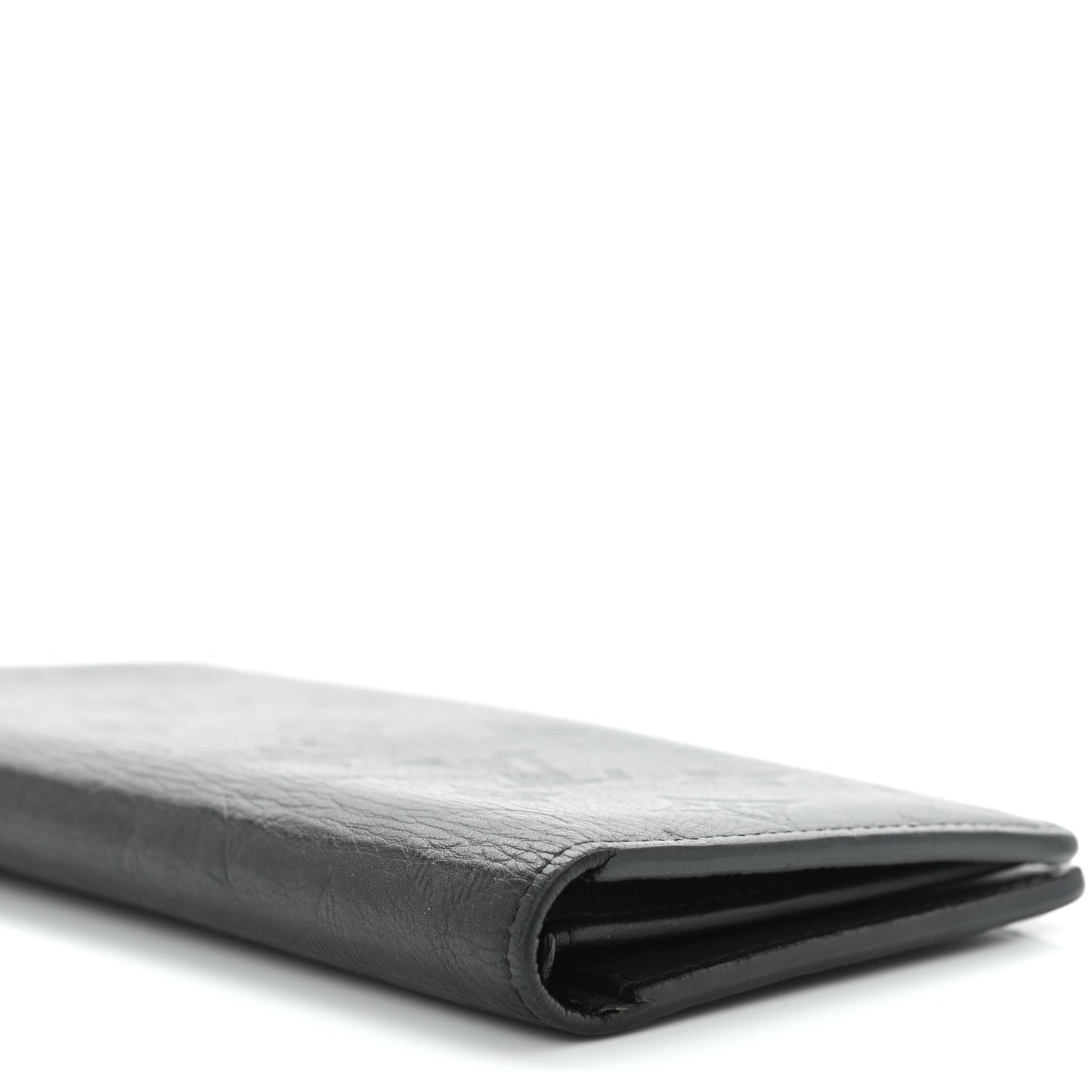 Calfskin Monogram Shadow Brazza Wallet Black