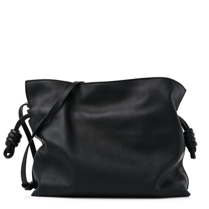 Loewe Nappa Flamenco Knot Clutch Black 1 of 9