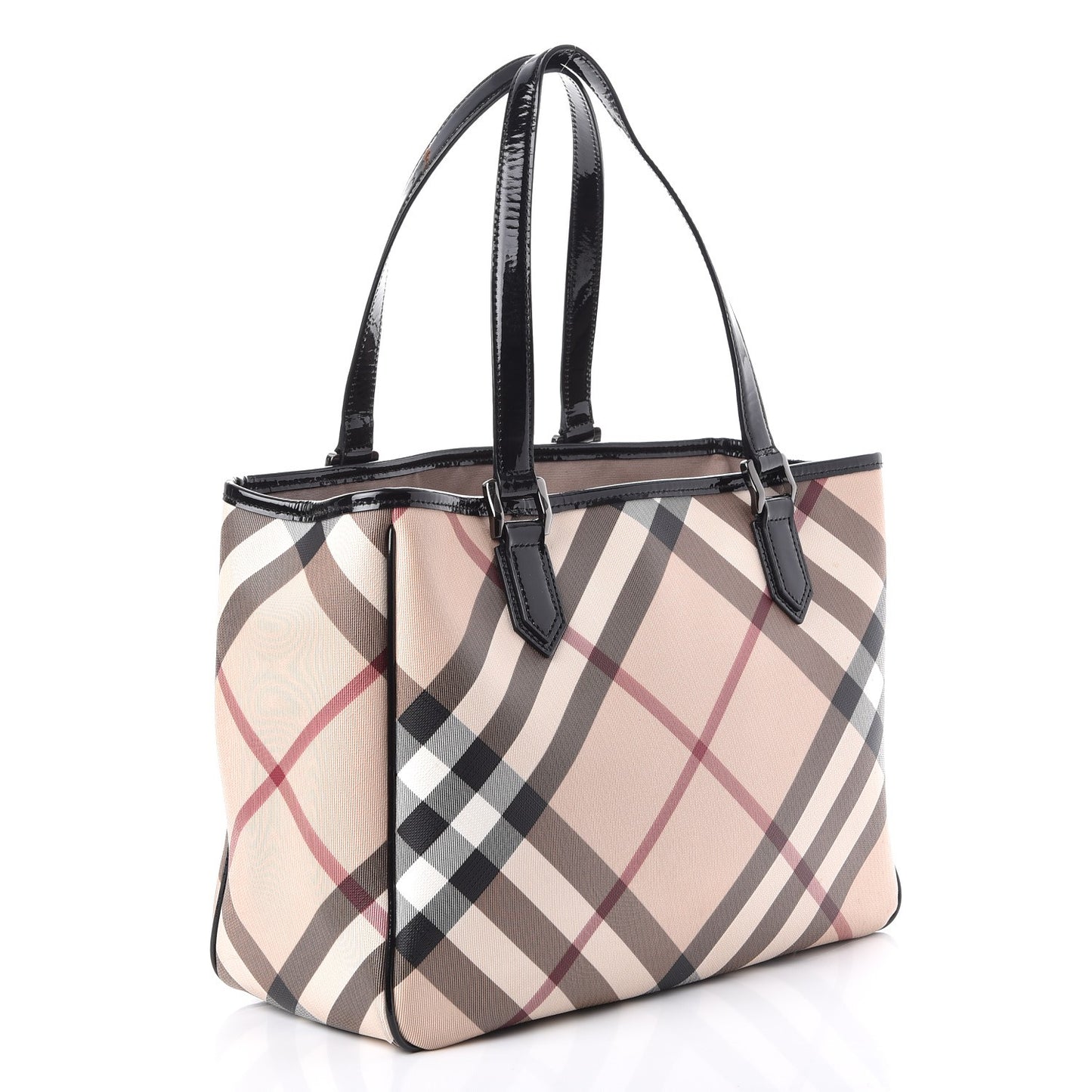 Supernova Check Tote Black