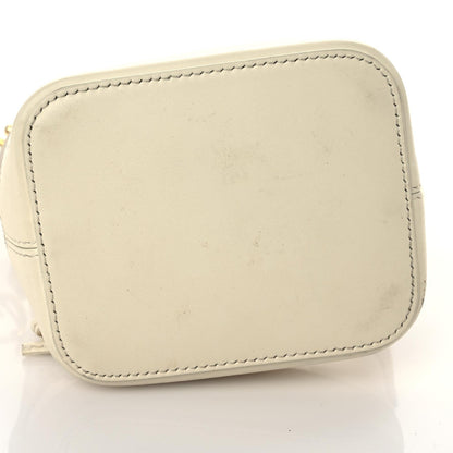 Fendi Mesh Vitello King F is Fendi Logo Embroidered Mini Mon Tresor Bucket Bag Sabbia White Ice 5 of 24