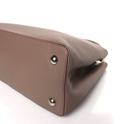 Louis Vuitton Taurillon Capucines MM Taupe 8 of 8