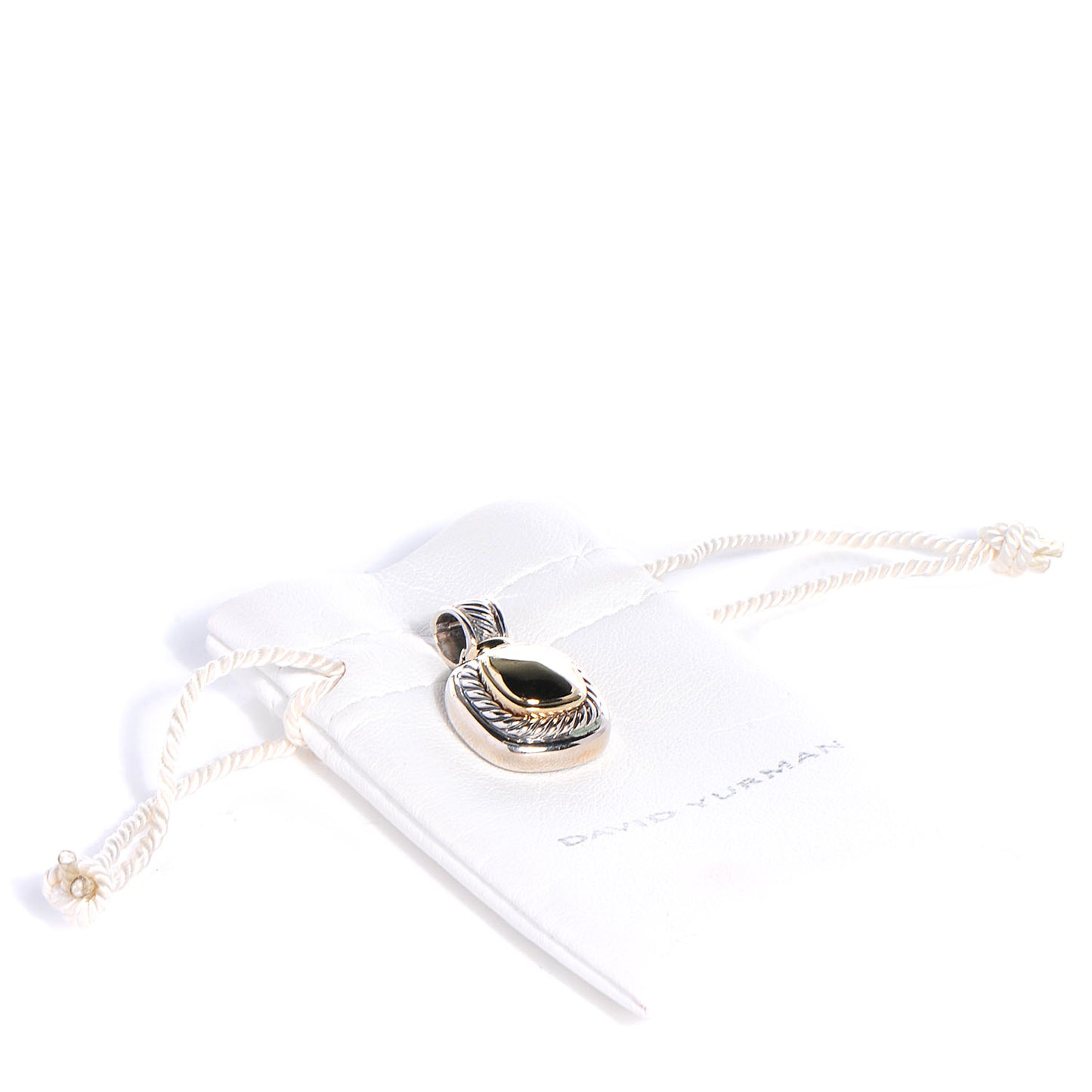 Sterling Silver 14K Gold Dome 12mm Albion Enhancer Pendant