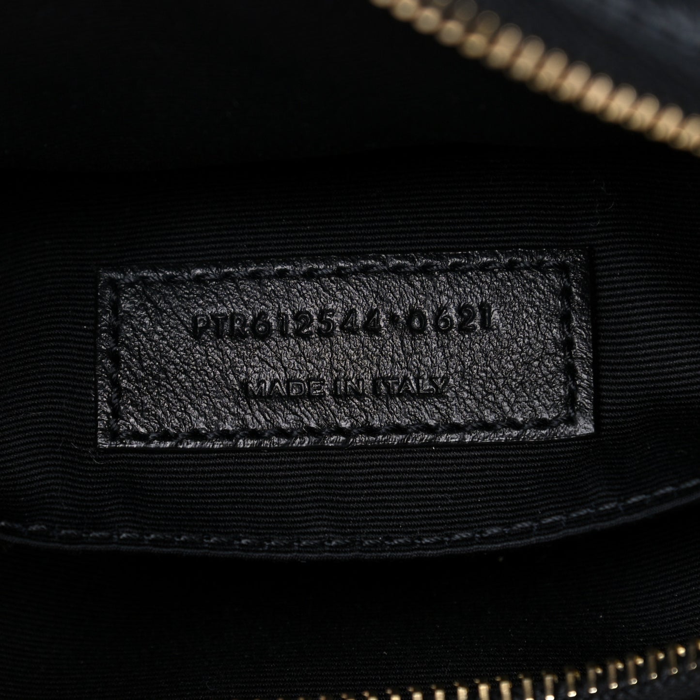 Suede Calfskin Monogram Lou Camera Bag Black