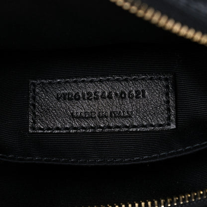 Saint Laurent Suede Calfskin Monogram Lou Camera Bag Black 7 of 9