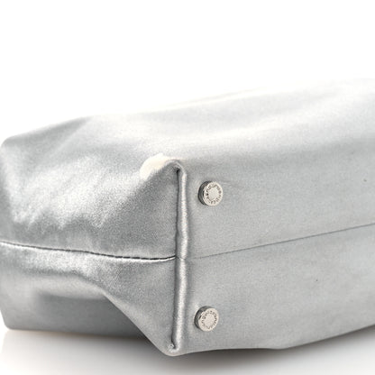 Alexander Wang Satin Crystal Heiress Pouch Silver 9 of 14