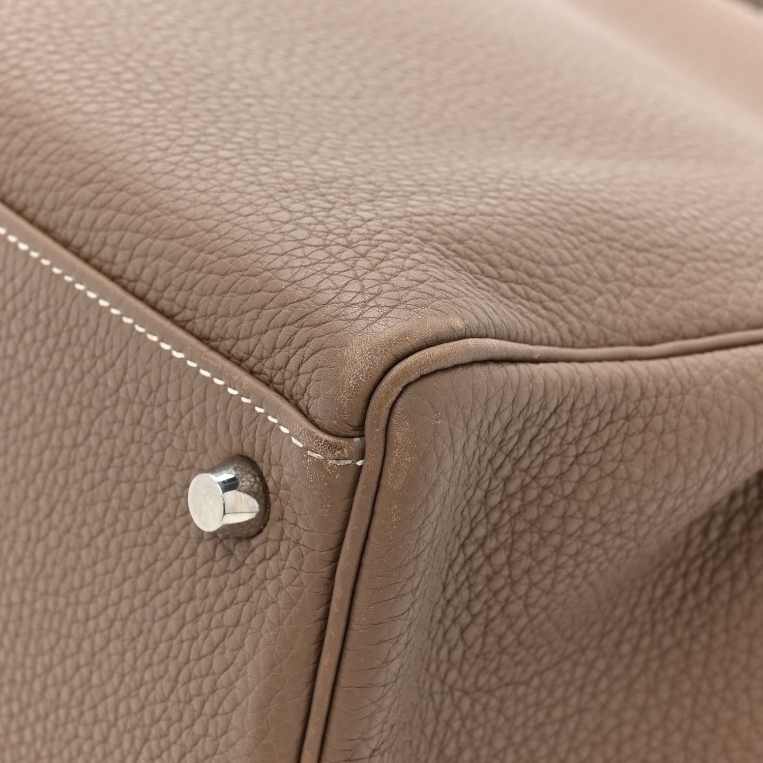 Hermes Togo Kelly Retourne 35 Etoupe 15 of 15