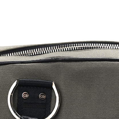 Christian Dior Silk Jersey Crystal Hardcore Bowler Bag Grey Black 13 of 15