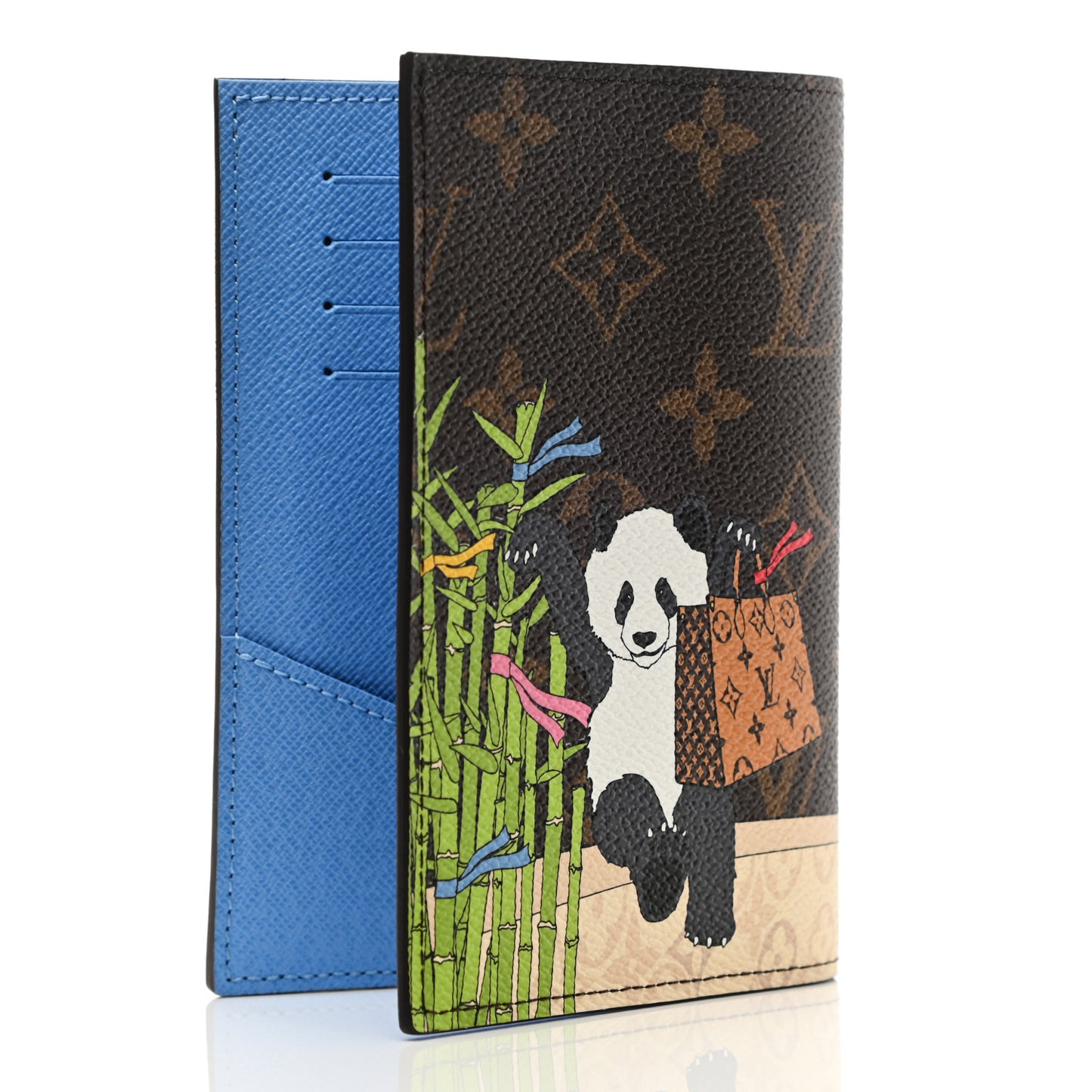 Monogram 2021 Christmas Animation China Passport Cover Myosotis Blue