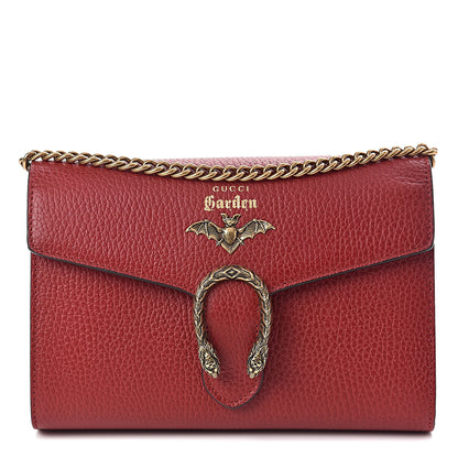 Gucci Calfskin Garden Dionysus Chain Wallet Hibiscus Red 1 of 12