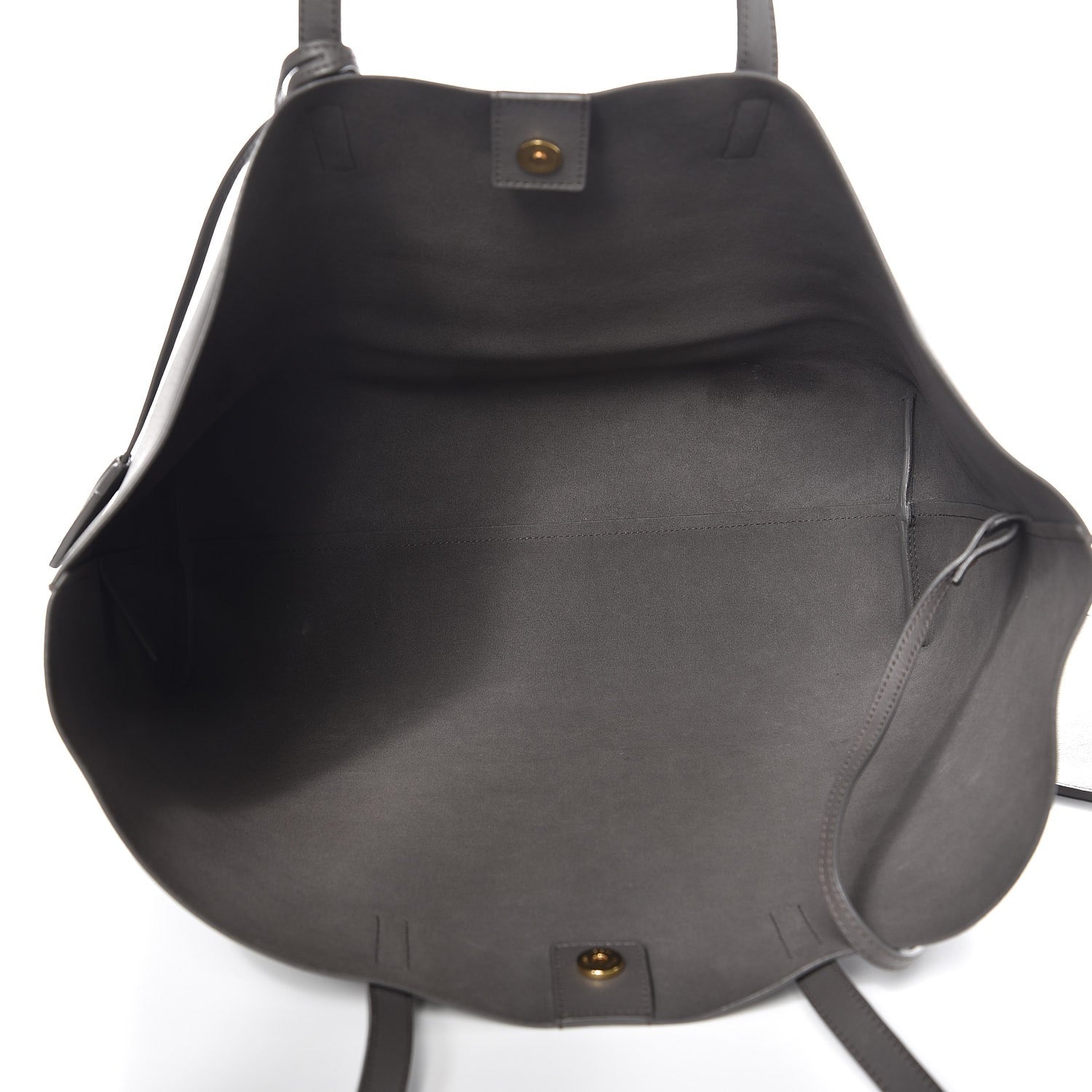 Saint Laurent Calfskin Large Shopping Tote Earth 6 of 11