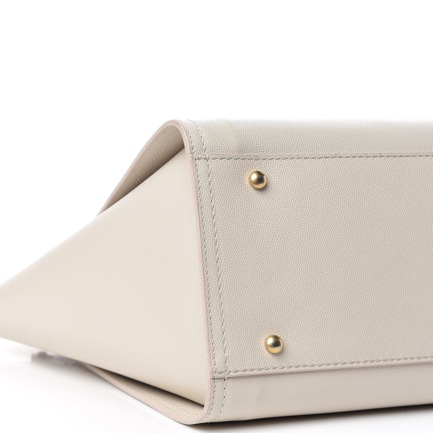 Caviar Small Studded Deauville Tote Ivory