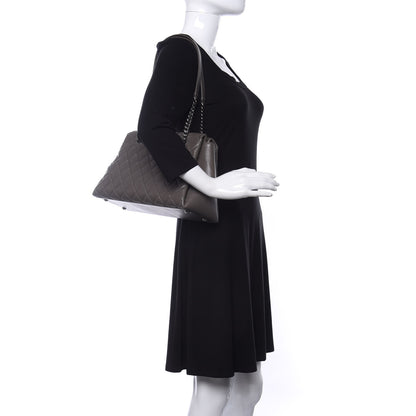 Chanel Aged Calfskin Lady Pearly Tote Grey 2 of 10