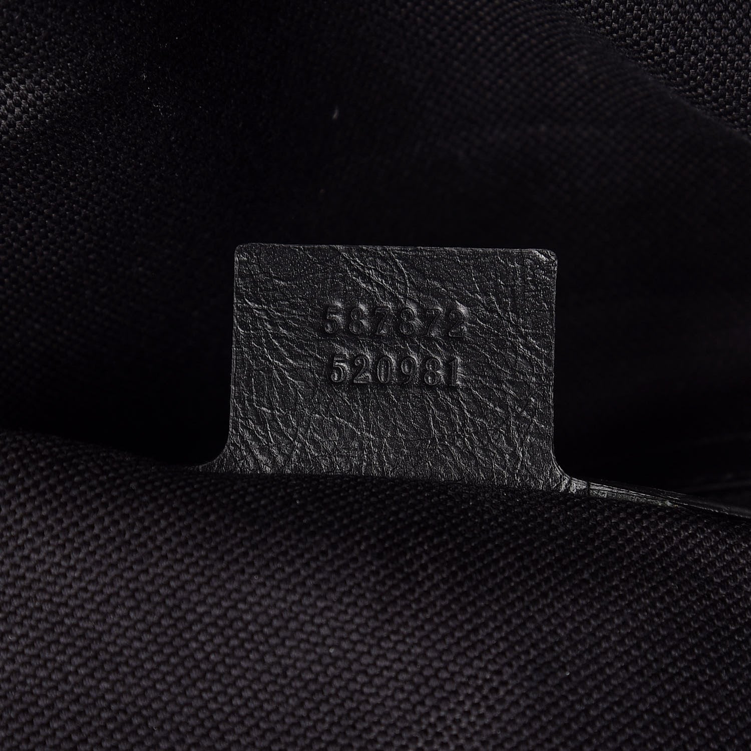 Gucci Soft Calfskin Large GG Top Handle Duffle Black 6 of 9