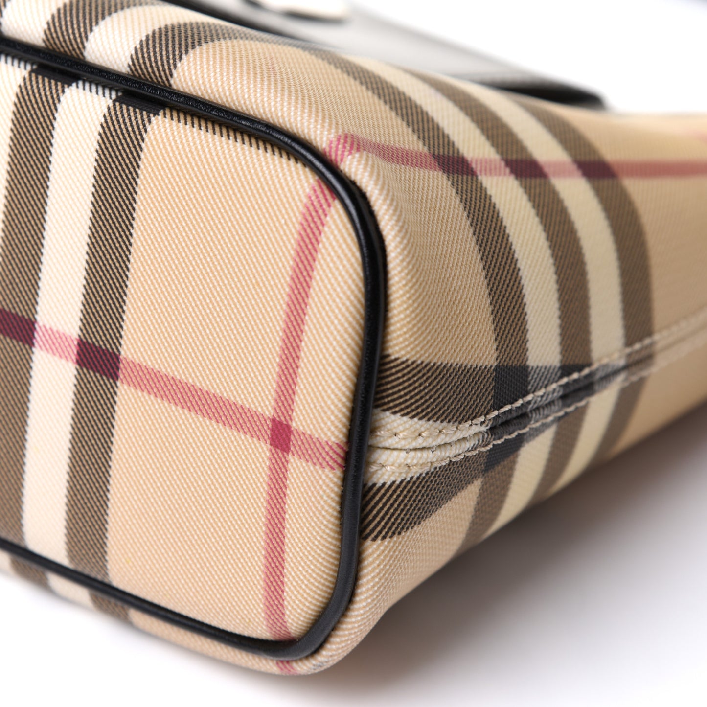 Vintage Check Shoulder Bag Black