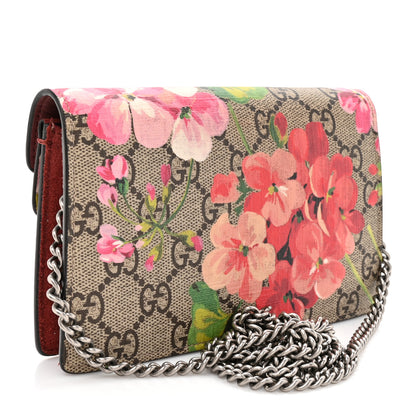 Gucci GG Supreme Monogram Blooms Super Mini Dionysus Shoulder Bag Beige Multicolor Dry Rose 3 of 12