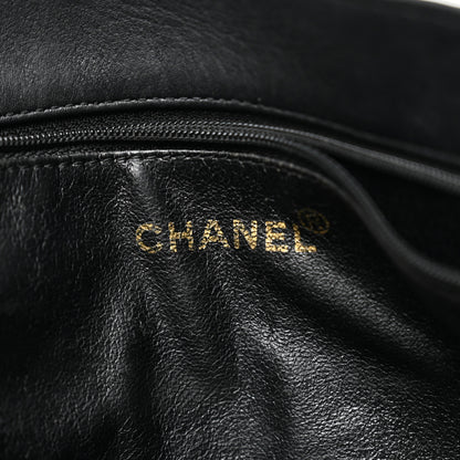 Chanel Lambskin CC Tote Black 6 of 11