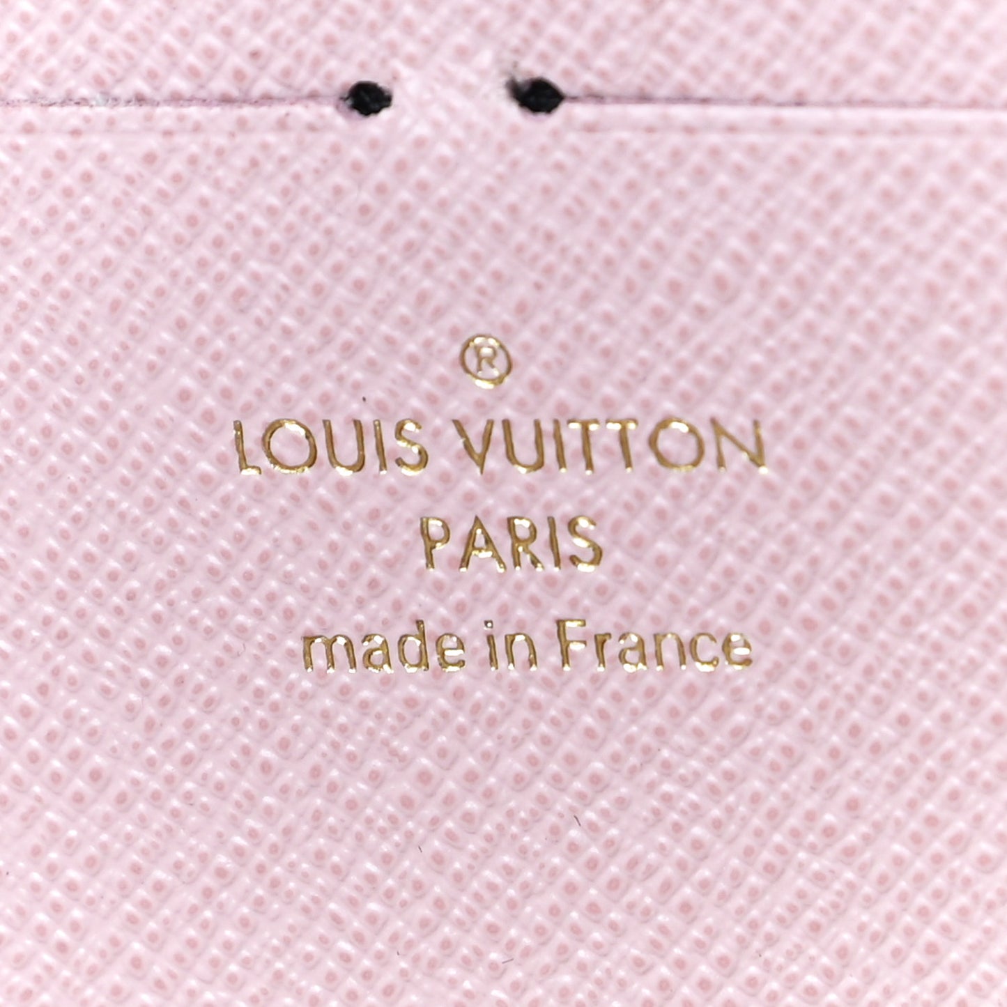 Damier Azur Clemence Wallet Rose Ballerine