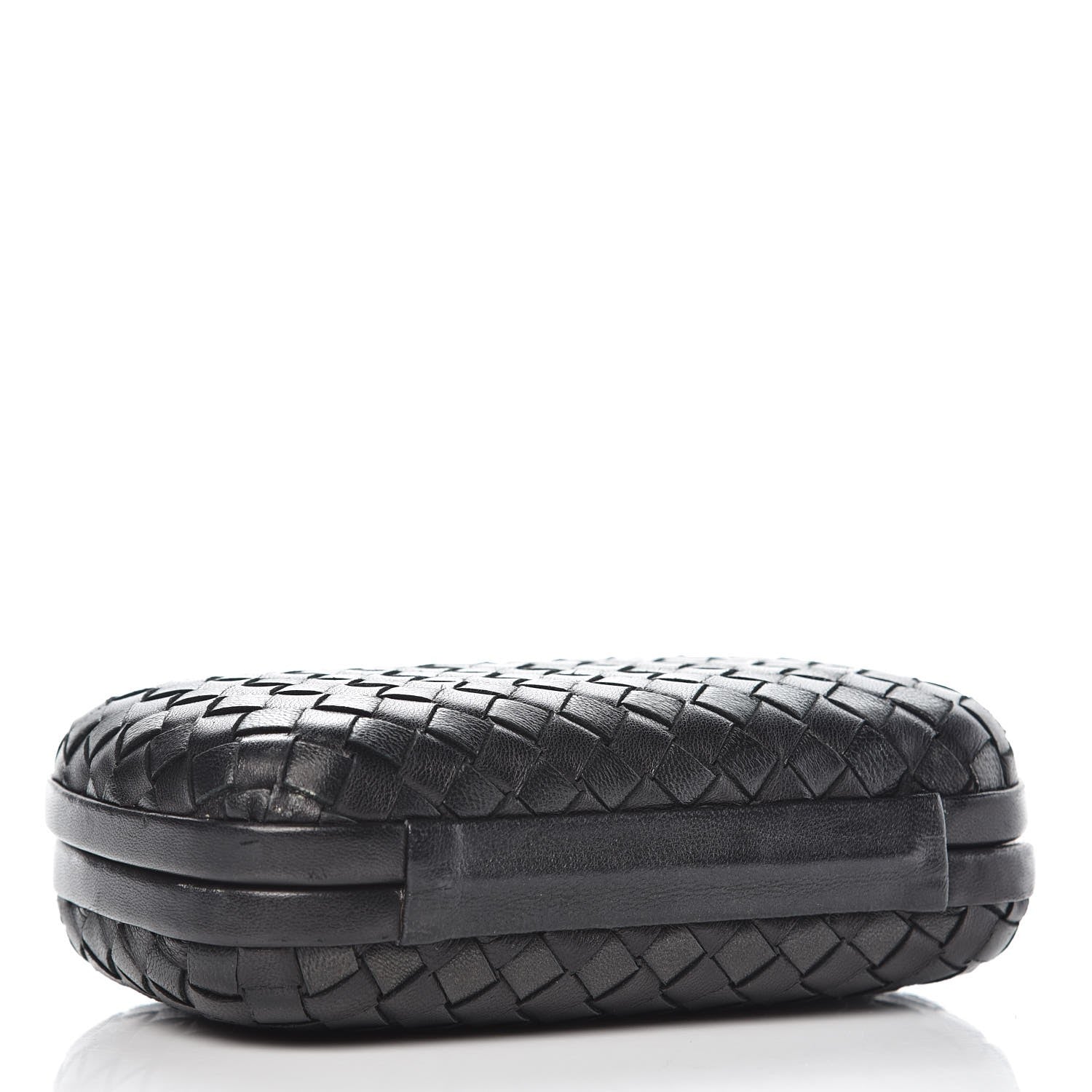 Bottega Veneta Nappa Intrecciato Knot Studded Clutch Black 4 of 15