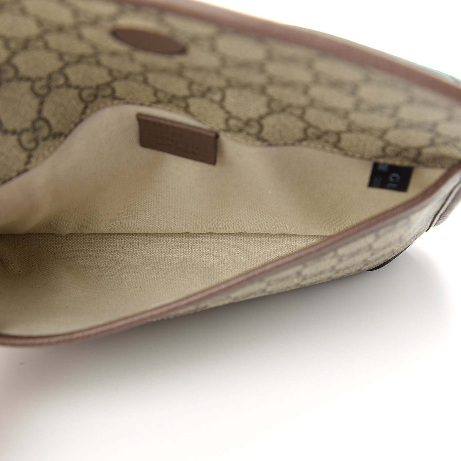 Gucci GG Supreme Monogram Neo Vintage Web Belt Bag Brown 5 of 11