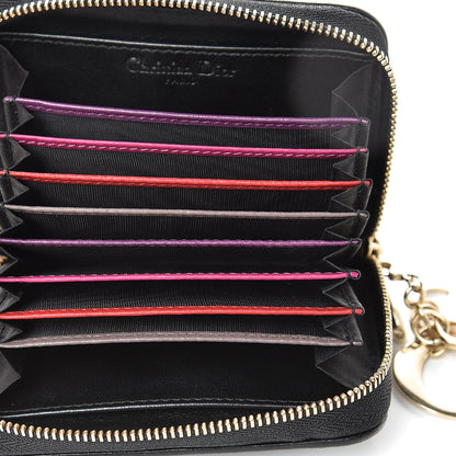 Christian Dior Lambskin Cannage Lady Dior Multi Card Holder Black 5 of 9