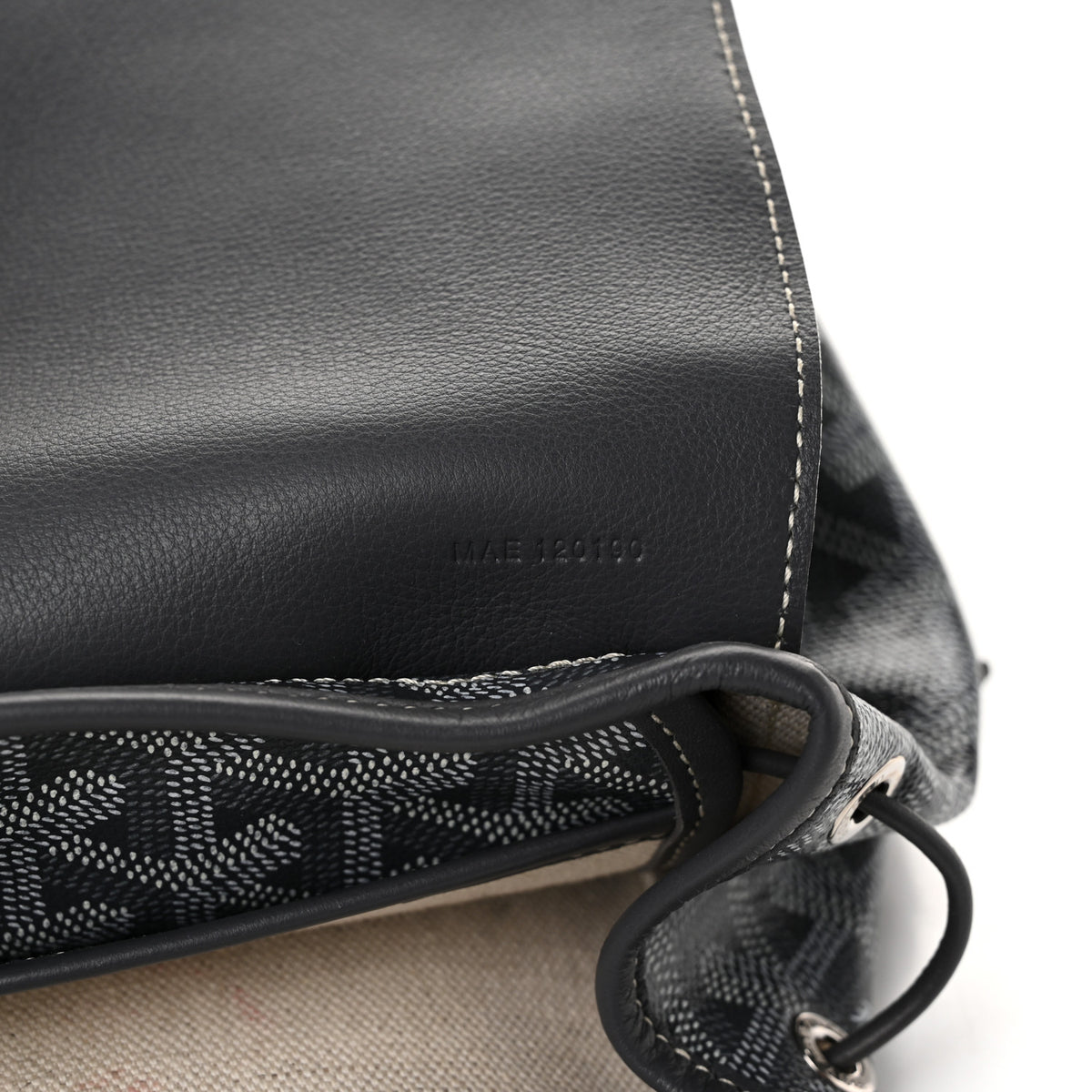 Goyard Goyardine Calfskin Mini Alpin Backpack Grey 6 of 9