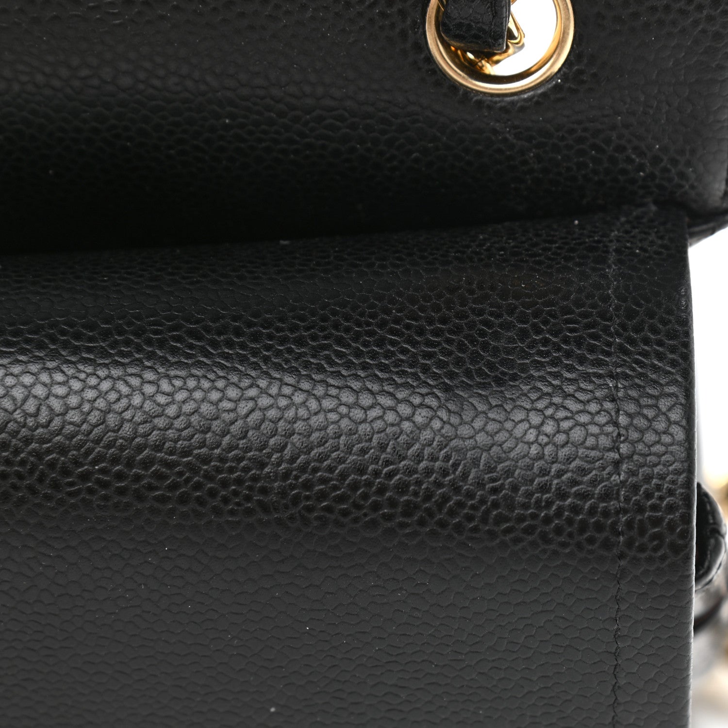Chanel Caviar Quilted Jumbo Double Flap Black 9 of 13