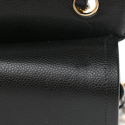 Chanel Caviar Quilted Jumbo Double Flap Black 9 of 13