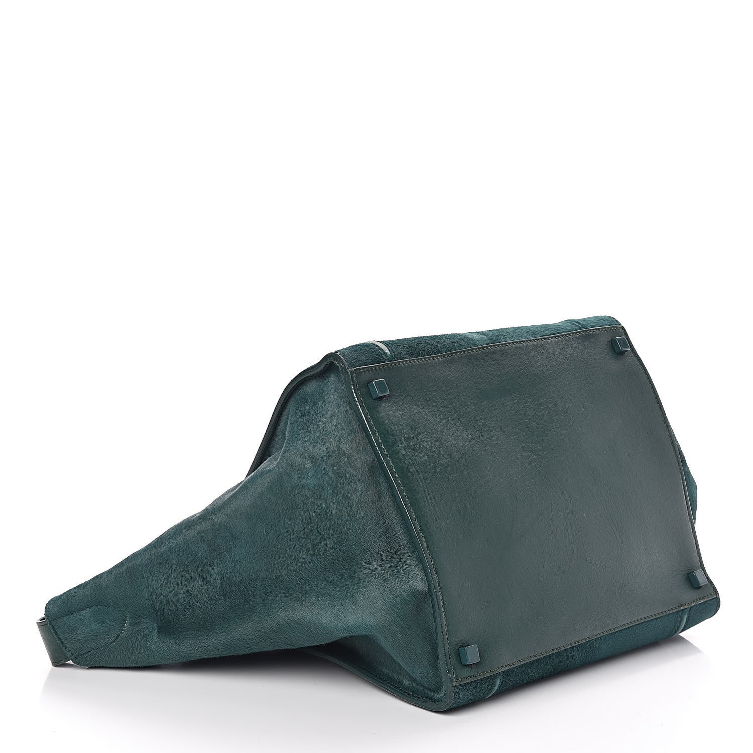 Celine Pony Hair Small Phantom Luggage Jade 4 of 16